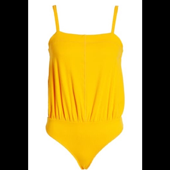 NWT Free People Marissa Ribbed Bodysuit* - Picture 5 of 7